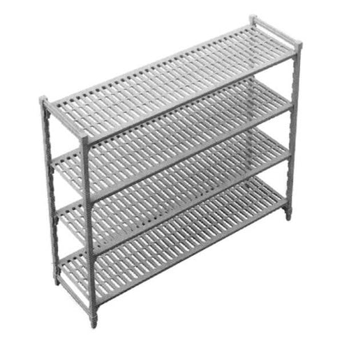 GATTO 4-Tier Heavy Duty Plastic Shelving - 1200x450x1800mm